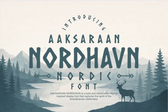 Aaksaraan Nordhavn: A Nordic-Inspired Font for Handmade Creations