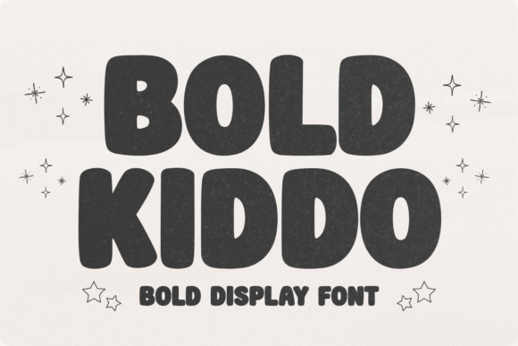 Bold Kiddo: A Playful Display Font for Creative Projects