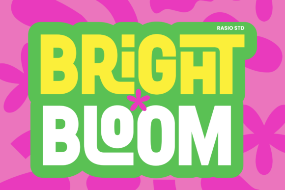Bright Bloom Font for Energetic Web Design Projects