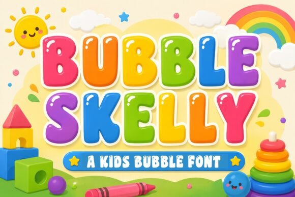 Bubble Skelly Font for Vibrant Branding and Display Needs