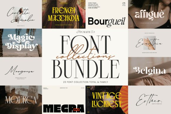 Collection Bundle: Elevate Your Brand with the Perfect Font Collection