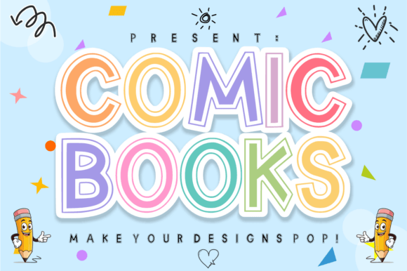 Comic Books Font for Eye-Catching Branding