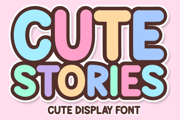 Cute Stories Font for Playful Web Design