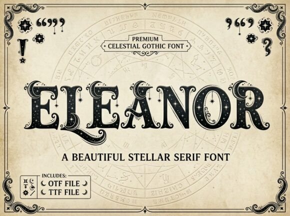 Eleanor: A Celestial Font for Bold Branding