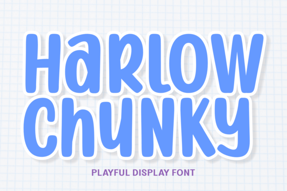 Harlow Chunky Font for Playful Web Design