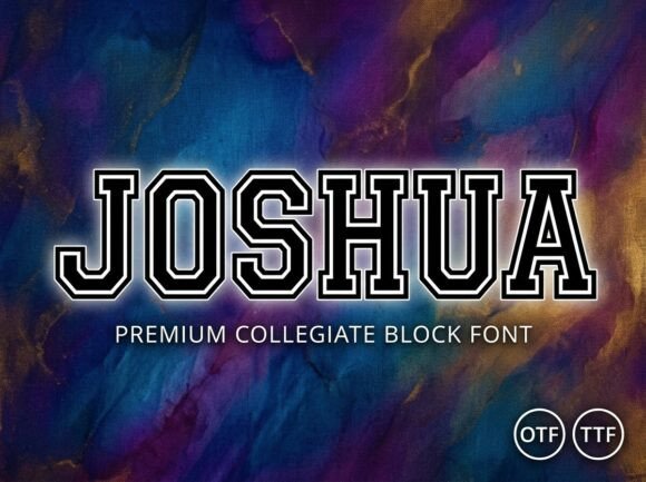 Joshua: A Bold Display Font for Impactful Campaigns