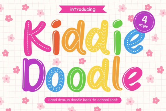 Kiddie Doodle: A Playful Display Font for Creative Makers