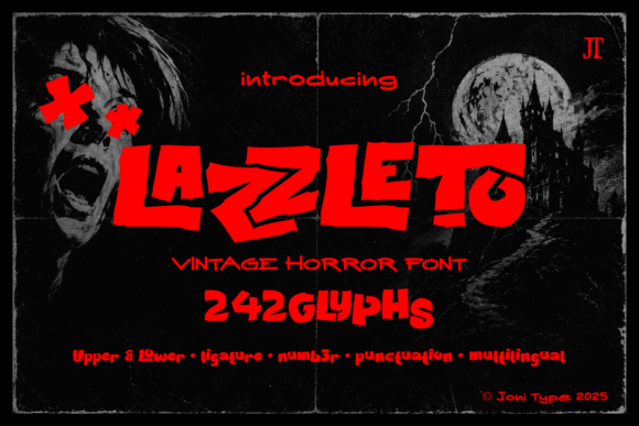 Lazzleto Display Font for Bold Digital Branding