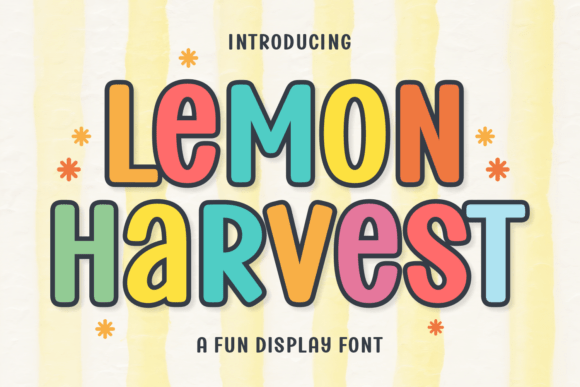 Lemon Harvest: A Display Font for Warm, Engaging Web Designs