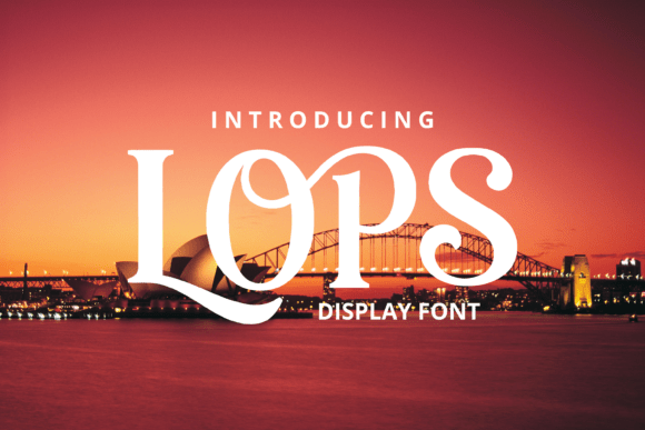 Lops: A Display Font That Elevates Handmade Creations