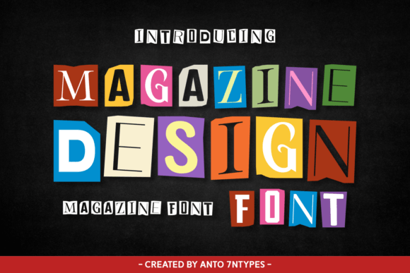 Magazine Design Font Overview