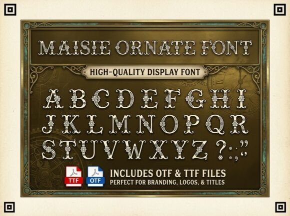 Maisie Font: A Victorian-Inspired Display Typeface