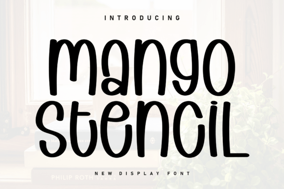 Mango Stencil: A Handwritten Font for Digital Creativity