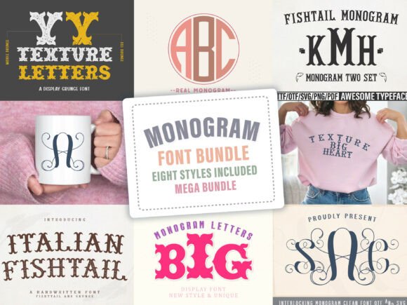 Monogram Bundle: The Ultimate Display Font for Marketers