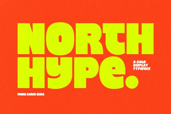 North Hype: A Bold Font for Branding That Stands Out