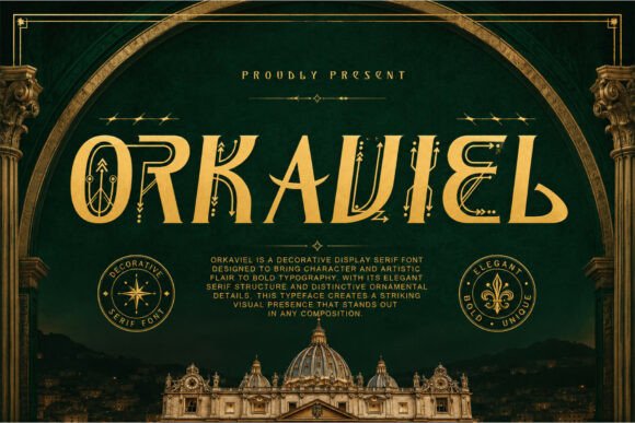 Orkaviel: A Timeless Display Font for Refined Branding