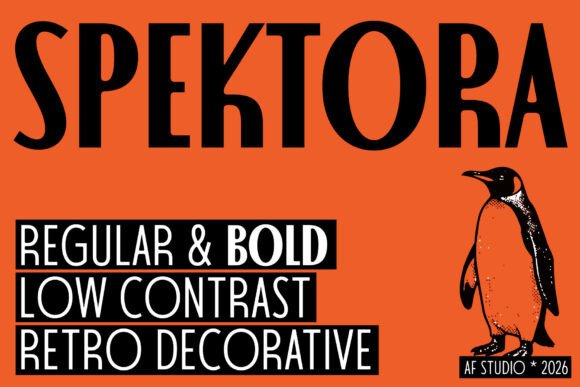 Spektora: A Bold Display Font for Web Design