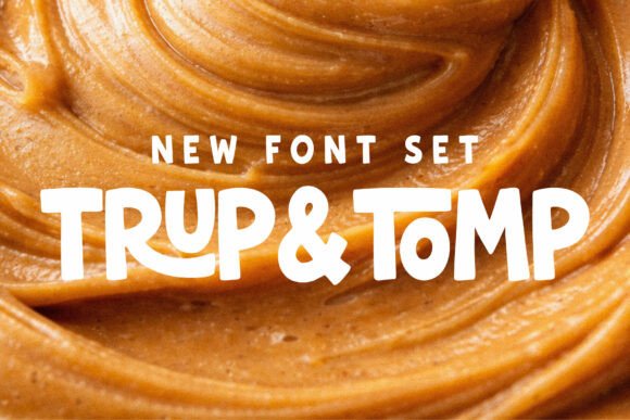 Trup Tomp: A Playful Font Duo for Bold Editorial Design