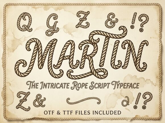 Unlock Creativity with Martin Display Font