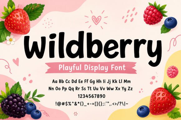 Wildberry: A Playful Display Font for Bold Branding and Social Campaigns